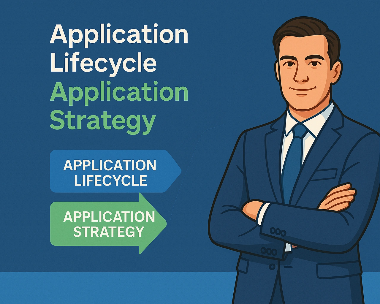 What is the difference between application lifecycle and strategy?